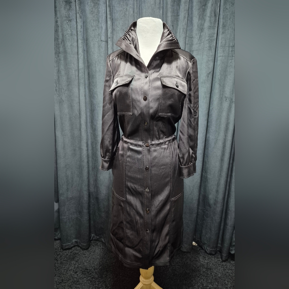 St. John Brown Trench Coat